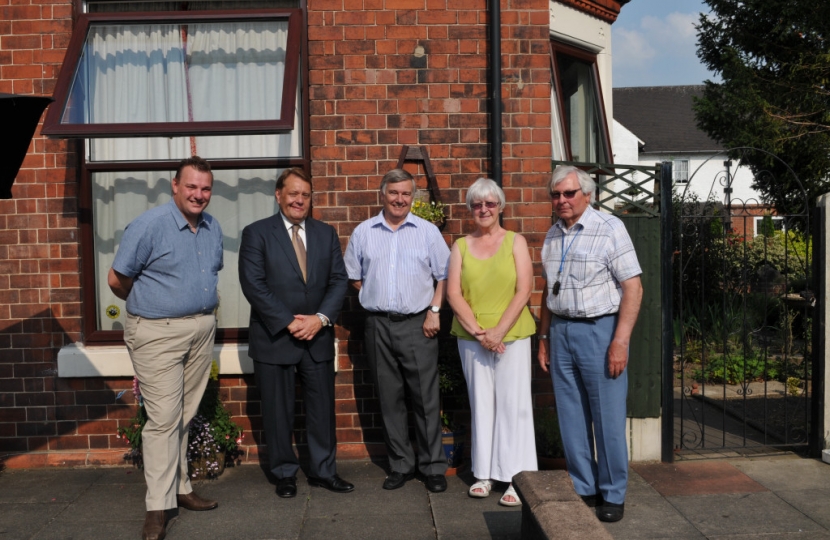 John Hayes MP with Ilkeston Councillors