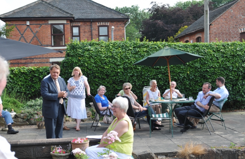 The Rt Hon John Hayes MP addressing Conservative Party Members in Ilkeston